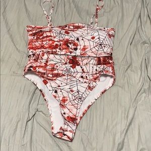 Two piece bathing suite